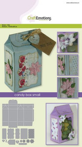Craft Emotions - Die - Candy Box Small A5 Box Craft Emotions - Die - Candy Box Small A5 Box