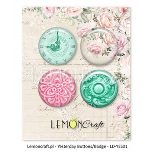 Lemoncraft - Yesterday Buttons / Badges (LD-YES-01) Lemoncraft - Yesterday Buttons / Badges (LD-YES-01)