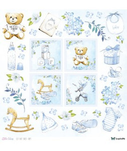 ScrapAndMe - Little Cuties - Boy - 12x12 Elements ScrapAndMe - Little Cuties - Boy - 12x12 Elements