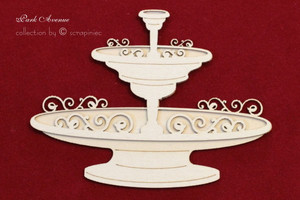 Scrapiniec - Decorative Chipboards - Park Avenue Fountain Scrapiniec - Decorative Chipboards - Park Avenue Fountain