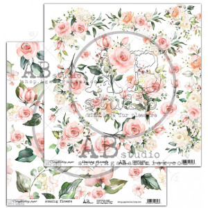 ABstudio - Amazing Flowers by Aga Baraniak - 12x12