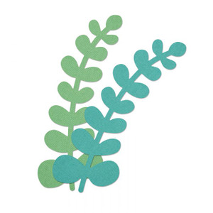 The simple but dramatic shape of the Eucalyptus Bigz™ Die by Olivia Rose will quickly become a go-to favorite in any creative collection. Use it to enhance 2-D and 3-D bouquets of flowers, as a stencil for papercrafts and cardmaking projects, as an applique for soft crafts or to add a touch of elegant greenery to anything you make.
With steel-rule construction, a Bigz die cleanly cuts thick materials, including cardstock, chipboard, fabric, foam, magnet, leather, metallic foil, paper and sandpaper (in limited use). Its wider size offers you more design options.
This die is designed for use only with the BIGkick, Big Shot and Vagabond machines and requires the use of a pair of Cutting Pads.
 The simple but dramatic shape of the Eucalyptus Bigz™ Die by Olivia Rose will quickly become a go-to favorite in any creative collection. Use it to enhance 2-D and 3-D bouquets of flowers, as a stencil for papercrafts and cardmaking projects, as an applique for soft crafts or to add a touch of elegant greenery to anything you make.
With steel-rule construction, a Bigz die cleanly cuts thick materials, including cardstock, chipboard, fabric, foam, magnet, leather, metallic foil, paper and sandpaper (in limited use). Its wider size offers you more design options.
This die is designed for use only with the BIGkick, Big Shot and Vagabond machines and requires the use of a pair of Cutting Pads.
