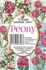 7x10,8cm paper pack. 170gsm, acid and lignin free. 24 single sided sheets, 3x8 designs. 7x10,8cm paper pack. 170gsm, acid and lignin free. 24 single sided sheets, 3x8 designs.