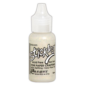 Stickles - Glitter Glue - Unicorn - 0.5 fl oz (SGG65746)
Let your art "sparkle" with acid free, non-settling Stickles™ glitter glue!Easily write, dot, dash, draw and embellish on paper and rubber stamping projects, candles, memory album covers and more! Available in .5 oz. fine point applicator tip bottles.
• Acid free
• Non-toxic
• Non-settling
• Easy-flow tip
• Water wash-off Stickles - Glitter Glue - Unicorn - 0.5 fl oz (SGG65746)
Let your art "sparkle" with acid free, non-settling Stickles™ glitter glue!Easily write, dot, dash, draw and embellish on paper and rubber stamping projects, candles, memory album covers and more! Available in .5 oz. fine point applicator tip bottles.
• Acid free
• Non-toxic
• Non-settling
• Easy-flow tip
• Water wash-off