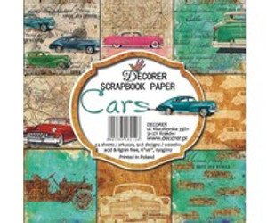 Decorer Scrapbook Paper - Cars - 6x6 Inch Paper Pad (C7-212)
6x6 Inch paper pack. 150gsm, acid and lignin free. 24 single sided sheets, 3x8 designs. Decorer Scrapbook Paper - Cars - 6x6 Inch Paper Pad (C7-212)
6x6 Inch paper pack. 150gsm, acid and lignin free. 24 single sided sheets, 3x8 designs.