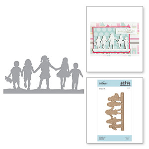 Shapeabilities Away We Go Etched Dies Little Loves by Sharyn Sowell is a silhouette of children off to skip into some adventure. Little Loves Collection by Sharyn Sowell is full of moments captured in the eyes of little ones as they experience the wonders of life and first milestones.
Approximate Size: 5.22 x 2.48 in 13.30 x 6.30 cm Shapeabilities Away We Go Etched Dies Little Loves by Sharyn Sowell is a silhouette of children off to skip into some adventure. Little Loves Collection by Sharyn Sowell is full of moments captured in the eyes of little ones as they experience the wonders of life and first milestones.
Approximate Size: 5.22 x 2.48 in 13.30 x 6.30 cm