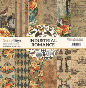 ScrapBoys - Industrial Romance 12 x 12 - (INRO-08)
INDUSTRIAL ROMANCE - collection for fans of vintage style with steampunk elements and a bit of romance. You will find in it a lot of different elements like flowers, gears, birds, clocks. ScrapBoys - Industrial Romance 12 x 12 - (INRO-08)
INDUSTRIAL ROMANCE - collection for fans of vintage style with steampunk elements and a bit of romance. You will find in it a lot of different elements like flowers, gears, birds, clocks.