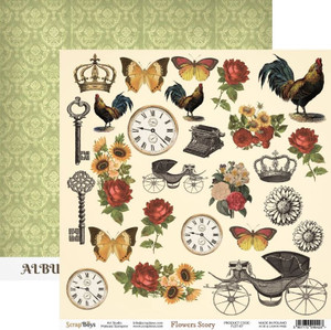 ScrapBoys - Flowers Story Elements 12 x 12 - (FLST-07)
FLOWERS STORY - collection for fans of retro / vintage style with a bit of romantic. Flowers Story is a collection that combines browns, beiges, interesting motifs and flowers.
A variety of elements to cut out and add to your cards and projects
Sheet Size: 30,5 x 30,5 cm (12’’x12’’) 190 gsm ScrapBoys - Flowers Story Elements 12 x 12 - (FLST-07)
FLOWERS STORY - collection for fans of retro / vintage style with a bit of romantic. Flowers Story is a collection that combines browns, beiges, interesting motifs and flowers.
A variety of elements to cut out and add to your cards and projects
Sheet Size: 30,5 x 30,5 cm (12’’x12’’) 190 gsm