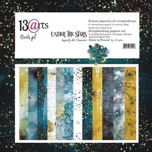 13@rts 6x6 Paper Pad - Under The Stars (606046620006)
Paper Collection Set 12ins x 12ins (30cm x 30cm)  13 Arts - Under the Stars, designed by Aida Domisiewicz 200gsm.  Set contains 6 double sided sheets Acid and Lignin free. 13@rts 6x6 Paper Pad - Under The Stars (606046620006)
Paper Collection Set 12ins x 12ins (30cm x 30cm)  13 Arts - Under the Stars, designed by Aida Domisiewicz 200gsm.  Set contains 6 double sided sheets Acid and Lignin free.