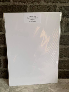 A4 Super Smooth Card - 300gsm - 10 Sheets - (SSA4) ( Use with Alcohol Ink Pens)
10 x Super smooth Card Sheets - Perfect for using with alcohol ink pens
• A4
• 300gsm A4 Super Smooth Card - 300gsm - 10 Sheets - (SSA4) ( Use with Alcohol Ink Pens)
10 x Super smooth Card Sheets - Perfect for using with alcohol ink pens
• A4
• 300gsm