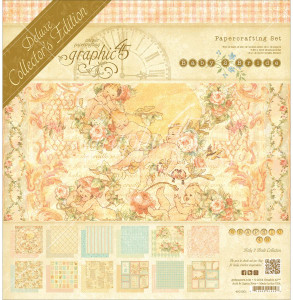 Graphic 45 - Baby 2 Bride Collection - Deluxe Collector's Edition - 12 x 12 Papercrafting Set (4501001)
Graphic 45 is an award-winning scrapbook and paper crafting company. They offer vintage inspired crafting products that capture the flamboyant style of the 1920's and 30's - with vibrant color, irresistible texture and imaginative design to create products with decades-old appeal that's both fresh and familiar. Let their products inspire your next scrapbook layout, card, album or home decor project.
The Baby 2 Bride Collection Deluxe Collector's Edition 12" x 12" Papercrafting Set will make a great addition to your traditional layouts, gifts and more. Included in this set by Graphic 45 are 24 double-sided patterned papers, one 7.25" x 12" sheet of chipboard pieces and one 12" x 12" cardstock sticker sheet. Graphic 45 - Baby 2 Bride Collection - Deluxe Collector's Edition - 12 x 12 Papercrafting Set (4501001)
Graphic 45 is an award-winning scrapbook and paper crafting company. They offer vintage inspired crafting products that capture the flamboyant style of the 1920's and 30's - with vibrant color, irresistible texture and imaginative design to create products with decades-old appeal that's both fresh and familiar. Let their products inspire your next scrapbook layout, card, album or home decor project.
The Baby 2 Bride Collection Deluxe Collector's Edition 12" x 12" Papercrafting Set will make a great addition to your traditional layouts, gifts and more. Included in this set by Graphic 45 are 24 double-sided patterned papers, one 7.25" x 12" sheet of chipboard pieces and one 12" x 12" cardstock sticker sheet.