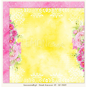 Lemoncraft - Fresh Summer 02 - Single Sheet of 12x12 Double Sided Paper (LP-FS02)
High-quality paper for scrapbooking and other craft techniques. Perfect for making layouts, albums and greeting cards or invitations.
Acid-free and lignin-free, with a weight of 200g, printed on two side in a charming, romantic patterns.
Dimensions a single sheet 30,5 x30, 5cm (12 x12 inches), plus a strip with the name. Lemoncraft - Fresh Summer 02 - Single Sheet of 12x12 Double Sided Paper (LP-FS02)
High-quality paper for scrapbooking and other craft techniques. Perfect for making layouts, albums and greeting cards or invitations.
Acid-free and lignin-free, with a weight of 200g, printed on two side in a charming, romantic patterns.
Dimensions a single sheet 30,5 x30, 5cm (12 x12 inches), plus a strip with the name.
