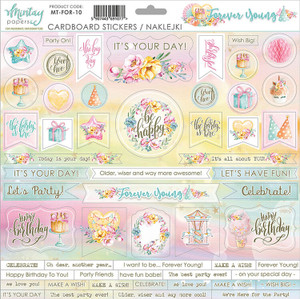 Mintay - Forever Young - 12 x 12 Chipboards (MT-FOR-10)
Everyone would like to be always young, but why focus on trying to stop the time if we can celebrate each subsequent birthday joyfully and colorfully – regardless of age! This collection is full of rainbow, sweetness and motifs from the amusement park. It will be perfect for creating birthday cards, albums but also for many other occasions!
Mintay - Forever Young - 12 x 12 Chipboards (MT-FOR-10)
Everyone would like to be always young, but why focus on trying to stop the time if we can celebrate each subsequent birthday joyfully and colorfully – regardless of age! This collection is full of rainbow, sweetness and motifs from the amusement park. It will be perfect for creating birthday cards, albums but also for many other occasions!