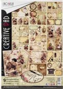 Ciao Bella - Broccato Estense - A4 Creative Pad - 9 sheets (CBCL028)
Ciao Bella - Broccato Estense - A4 Creative Pad - 9 sheets (CBCL028) High quality, colour-printed decorative Italian scrapbooking papers 190gsm. A4 21 x 29.7 cm double-sided. Acid and Lignin Free. 1 each of 9 double sided papers. Ideal for scrapbooking, card-making and decoupage art and crafts projects Ciao Bella - Broccato Estense - A4 Creative Pad - 9 sheets (CBCL028)
Ciao Bella - Broccato Estense - A4 Creative Pad - 9 sheets (CBCL028) High quality, colour-printed decorative Italian scrapbooking papers 190gsm. A4 21 x 29.7 cm double-sided. Acid and Lignin Free. 1 each of 9 double sided papers. Ideal for scrapbooking, card-making and decoupage art and crafts projects