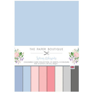 The Paper Boutique - Spring Whipser - Colour Card Collection A4 - (PB1490)
• A4 pad format
• 24 sheets of 8 designs
• 200 gsm The Paper Boutique - Spring Whipser - Colour Card Collection A4 - (PB1490)
• A4 pad format
• 24 sheets of 8 designs
• 200 gsm