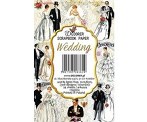 Decorer - Wedding - Paper Pack (7x10.8cm) (DECOR-M85)
Design paper can be used for projects like scrapbooking, making cards or home decor, journals, scrapbooks, and much, much more. These pads are acid-free and lignin-free. This Decorer - Let's go to the sea, Paper Pack is a 7 x 10.8 cm paper pack, which includes 24 single sided sheets, 3 x 8 designs with weight 170gsm. Decorer - Wedding - Paper Pack (7x10.8cm) (DECOR-M85)
Design paper can be used for projects like scrapbooking, making cards or home decor, journals, scrapbooks, and much, much more. These pads are acid-free and lignin-free. This Decorer - Let's go to the sea, Paper Pack is a 7 x 10.8 cm paper pack, which includes 24 single sided sheets, 3 x 8 designs with weight 170gsm.