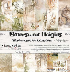 Craft O'Clock - Paper Collection 12"x12" Bittersweet Heights - 250 gsm, 12 designs, bonus design on back of the cover (CC-ZD-BH-MM10)
A set of 6 double-sided pages. Bittersweet heiaght Collection (12 patterns) of high quality scrapbooking paper. Each page is 12x12 inches or 30.5x30.5cm. The paper weight is 250gsm. 1 Extra Sheet with extras to cut on the other side of the cover. This product is acid and lignin free. Craft O'Clock - Paper Collection 12"x12" Bittersweet Heights - 250 gsm, 12 designs, bonus design on back of the cover (CC-ZD-BH-MM10)
A set of 6 double-sided pages. Bittersweet heiaght Collection (12 patterns) of high quality scrapbooking paper. Each page is 12x12 inches or 30.5x30.5cm. The paper weight is 250gsm. 1 Extra Sheet with extras to cut on the other side of the cover. This product is acid and lignin free.