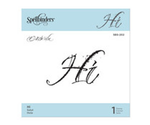 Spellbinders - Hi - Clear Stamp (SBS-202)
Hi Clear Stamp PA Scribe by Paul Antonio is one stamp with the word: hi handwritten in a distressed font. PA Scribe Collection by Paul Antonio, London-based world-renowned Scribe, shares his beautiful calligraphy art through his line of Glimmer Hot Foil Plates, etched dies, and stamps with Spellbinders. Make them a part of your creative inventory. Approximate size: 3.45 x 2.20 in. 8.80 x 5.60 cm Spellbinders - Hi - Clear Stamp (SBS-202)
Hi Clear Stamp PA Scribe by Paul Antonio is one stamp with the word: hi handwritten in a distressed font. PA Scribe Collection by Paul Antonio, London-based world-renowned Scribe, shares his beautiful calligraphy art through his line of Glimmer Hot Foil Plates, etched dies, and stamps with Spellbinders. Make them a part of your creative inventory. Approximate size: 3.45 x 2.20 in. 8.80 x 5.60 cm