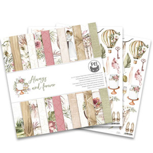 P13 - Always and Forever - 12x12 Paper Pad (P13-ALW-08)
Paper pad of double sided scrapbooking cardstock, size 12x12". Each set consists of 12 pieces - 2 of each design and 2 additional BONUS designs on the covers. Paper weight 240gsm.
Tip:
Buying a paper set you get 12 double sided papers that gives you 24 designs matching perfectly. Such a pad is a great base for all the creative projects, and you do not need to look for different papers that work together well. More time for creation! P13 - Always and Forever - 12x12 Paper Pad (P13-ALW-08)
Paper pad of double sided scrapbooking cardstock, size 12x12". Each set consists of 12 pieces - 2 of each design and 2 additional BONUS designs on the covers. Paper weight 240gsm.
Tip:
Buying a paper set you get 12 double sided papers that gives you 24 designs matching perfectly. Such a pad is a great base for all the creative projects, and you do not need to look for different papers that work together well. More time for creation!