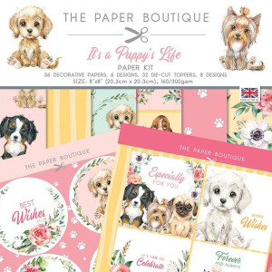 The Paper Boutique - It's a Puppy's Life - Paper Kit 8" x 8"- (PB1619)
8 x 8 Paper Pad 36 sheets in 6 designs 160 gsm
• 8 x 8 Die Cut Toppers pad, 32 toppers, 4 of each design 300gsm
• Made in UK The Paper Boutique - It's a Puppy's Life - Paper Kit 8" x 8"- (PB1619)
8 x 8 Paper Pad 36 sheets in 6 designs 160 gsm
• 8 x 8 Die Cut Toppers pad, 32 toppers, 4 of each design 300gsm
• Made in UK