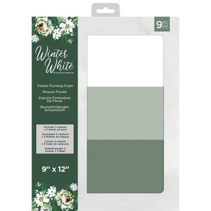 Crafter's Companion - Winter White - Flower Forming Foam - 9pcs (WW-FOAMFL)
Winter is a season of cool and crisp beauty, as sleek forest green and pure snowy white combine to cast dramatic silhouettes against a silver sky. Now you can recreate this most stunning time of year in your crafts with the Winter White Collection!
This papercraft range offers a fresh and natural feel, celebrating Winter with a palette of fresh white, sage, eucalyptus, deep green and subtle hints of shimmer.
With sets to create beautiful 3D poinsettia flowers and foliage, frames to form a laser-cut effect and paper pads that bloom with natural beauty - the Winter White collection is perfect for creating elegant cards, gifts, home decor, table decorations and so much more.
The Flower Forming Foam Winter White set is the perfect complement to the Winter White collection Splendid Poinsettia and Winter Foliage die sets! This set features three stunning shades of white, eucalyptus and sage. With 9 sheets included you receive 3 sheets of each shade - so you have plenty to create a whole bouquet of seasonal blooms!
Not only has this collection of flower forming dies been specifically designed to be used alongside our specialist foam sheets, but you can also use them with paper, card, tissue paper and so much more! They're such a versatile tool to have in your stash! Why not let your creativity go wild to create sweet gifts, table centrepieces, home decor, brooches, hair accessories and more!
The Winter White collection blooms with natural, seasonal beauty to add pure elegance to your homemade cards and crafts. Whether you’re creating elegant Christmas crafts or simply celebrating the glory of the season - why not check out the full range? Crafter's Companion - Winter White - Flower Forming Foam - 9pcs (WW-FOAMFL)
Winter is a season of cool and crisp beauty, as sleek forest green and pure snowy white combine to cast dramatic silhouettes against a silver sky. Now you can recreate this most stunning time of year in your crafts with the Winter White Collection!
This papercraft range offers a fresh and natural feel, celebrating Winter with a palette of fresh white, sage, eucalyptus, deep green and subtle hints of shimmer.
With sets to create beautiful 3D poinsettia flowers and foliage, frames to form a laser-cut effect and paper pads that bloom with natural beauty - the Winter White collection is perfect for creating elegant cards, gifts, home decor, table decorations and so much more.
The Flower Forming Foam Winter White set is the perfect complement to the Winter White collection Splendid Poinsettia and Winter Foliage die sets! This set features three stunning shades of white, eucalyptus and sage. With 9 sheets included you receive 3 sheets of each shade - so you have plenty to create a whole bouquet of seasonal blooms!
Not only has this collection of flower forming dies been specifically designed to be used alongside our specialist foam sheets, but you can also use them with paper, card, tissue paper and so much more! They're such a versatile tool to have in your stash! Why not let your creativity go wild to create sweet gifts, table centrepieces, home decor, brooches, hair accessories and more!
The Winter White collection blooms with natural, seasonal beauty to add pure elegance to your homemade cards and crafts. Whether you’re creating elegant Christmas crafts or simply celebrating the glory of the season - why not check out the full range?