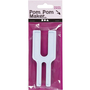 Pom-Pom Making Tool - 12cm x 5cm - 1pc (CC46138)
Pom-Pom Making Tool, Dimensions 12cm High x 5cm wide, 1 Pc. Practical plastic tool for making pom-poms in 2 different sizes (approximately 3cm and 5cm). See Product Packaging for Instructions of how to use tool. Pom-Pom Making Tool - 12cm x 5cm - 1pc (CC46138)
Pom-Pom Making Tool, Dimensions 12cm High x 5cm wide, 1 Pc. Practical plastic tool for making pom-poms in 2 different sizes (approximately 3cm and 5cm). See Product Packaging for Instructions of how to use tool.