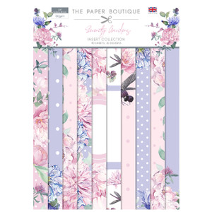 The Paper Boutique - Serenity Gardens Insert Collection A4 (PB1266)
The Serenity Gardens Insert Collection includes 10 different designs, 4 copies of each, 40 sheets in total. This collection has a tranquil feel to it but also a touch of tradition with images suited to all ages. The colour palette of pinks, blues and greens with a hint of yellow tones give a very summery feel to the collection. These inserts have been designed to coordinate with the rest of the products featured in the collection. They are printed on high quality uncoated paper meaning you can can add your own twist to the designs using ink pads and other colouring mediums! You can even add your own sentiments using stamps, peel offs or hand-writing them on. They have been designed without sentiments so you can cut them down to fit most common sizes of card. 120 gsm. Made in the UK. The Paper Boutique - Serenity Gardens Insert Collection A4 (PB1266)
The Serenity Gardens Insert Collection includes 10 different designs, 4 copies of each, 40 sheets in total. This collection has a tranquil feel to it but also a touch of tradition with images suited to all ages. The colour palette of pinks, blues and greens with a hint of yellow tones give a very summery feel to the collection. These inserts have been designed to coordinate with the rest of the products featured in the collection. They are printed on high quality uncoated paper meaning you can can add your own twist to the designs using ink pads and other colouring mediums! You can even add your own sentiments using stamps, peel offs or hand-writing them on. They have been designed without sentiments so you can cut them down to fit most common sizes of card. 120 gsm. Made in the UK.