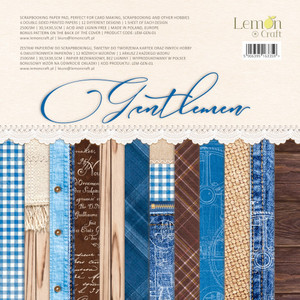 Lemoncraft - Gentlemen - Set of scrapbooking papers 12 x 12 (LEM-GEN-01)
Set contains 6 double-sided papers, 12 designs - 1 piece per design, 250gsm.
Lemoncraft - Gentlemen - Set of scrapbooking papers 12 x 12 (LEM-GEN-01)
Set contains 6 double-sided papers, 12 designs - 1 piece per design, 250gsm.