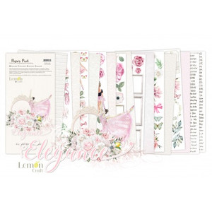 Lemoncraft - Elegance - Elements For Cutting Pad 6 x 12 (LEM-ELEGA08)
Elements for fussy cutting - Pad scrapbooking papers.
24 double-sided papers, 3 pieces per design.
16 different designs.
Acid-free and lignin-free.
Size: 6 x 12 inch (15,24 x 30,5 cm).
This sheet is printed on 250gsm paper Lemoncraft - Elegance - Elements For Cutting Pad 6 x 12 (LEM-ELEGA08)
Elements for fussy cutting - Pad scrapbooking papers.
24 double-sided papers, 3 pieces per design.
16 different designs.
Acid-free and lignin-free.
Size: 6 x 12 inch (15,24 x 30,5 cm).
This sheet is printed on 250gsm paper