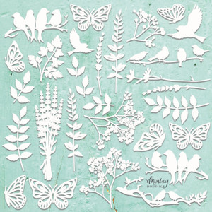 Mintay Papers - Mintay Chippies - Decor - Nature Set (MT-CHIP2-D30)
Mintay Laser Chipboard. These 2mm thick die-cut chipboard pieces are in a natural ecru color and make a great base for any project. They can be modified with paint, ink, paper, using stencils, stamps, hot embossing or applying waxes and pastes. Overall size of set sheet: 12x12 inches. Mintay Papers - Mintay Chippies - Decor - Nature Set (MT-CHIP2-D30)
Mintay Laser Chipboard. These 2mm thick die-cut chipboard pieces are in a natural ecru color and make a great base for any project. They can be modified with paint, ink, paper, using stencils, stamps, hot embossing or applying waxes and pastes. Overall size of set sheet: 12x12 inches.