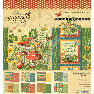 Graphic 45 - Little Things - 8x8 Pad - 24 sheets (4502526)
Little Things will transport you to a magical world full of tiny elves, red-capped toadstools, and lucky four leaf clovers. The saturated palette of red, yellow, blue, and lush green brings this vibrant collection to life. Don’t forget…kindness is free, sprinkle it everywhere.
This Graphic 45 Collection includes twenty-four sheets of 8x8" cover weight papers: three each of 8 designs. The papers feature easy to use cut-apart and designer papers, made in the USA. Cover-weight papers are acid and lignin free. Graphic 45 - Little Things - 8x8 Pad - 24 sheets (4502526)
Little Things will transport you to a magical world full of tiny elves, red-capped toadstools, and lucky four leaf clovers. The saturated palette of red, yellow, blue, and lush green brings this vibrant collection to life. Don’t forget…kindness is free, sprinkle it everywhere.
This Graphic 45 Collection includes twenty-four sheets of 8x8" cover weight papers: three each of 8 designs. The papers feature easy to use cut-apart and designer papers, made in the USA. Cover-weight papers are acid and lignin free.
