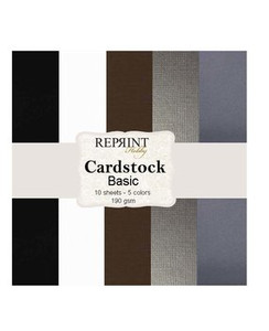 REPRINT - Cardstock - Basic - 5 Colours - 12x12 Inch - 10 Sheets (CSP005)
Swedish collection design textured paper for projects like scrapbooking, making cards or home decor. Pack contains 10 double sided sheets. 5 Colours. Acid & lignin free, 190gsm. REPRINT - Cardstock - Basic - 5 Colours - 12x12 Inch - 10 Sheets (CSP005)
Swedish collection design textured paper for projects like scrapbooking, making cards or home decor. Pack contains 10 double sided sheets. 5 Colours. Acid & lignin free, 190gsm.
