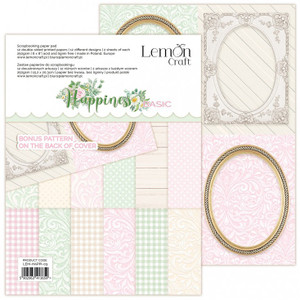 Lemoncraft - Happiness Basic - Scrapbooking Papers Pad 6 x 8 (LEM-HAPPI-03)
Scrapbooking Papers Pad 8 x 6 inches (15.2 x 20.cm) Happiness Collection - Basic paper pad with universal patterns. Pad contains 12 double-sided printed papers, 12 different designs, 2 sheets of each design. Paper Weight: - 250gsm. Bonus pattern at the back of the cover. Acid and Lignin free. Made in Poland. Lemoncraft - Happiness Basic - Scrapbooking Papers Pad 6 x 8 (LEM-HAPPI-03)
Scrapbooking Papers Pad 8 x 6 inches (15.2 x 20.cm) Happiness Collection - Basic paper pad with universal patterns. Pad contains 12 double-sided printed papers, 12 different designs, 2 sheets of each design. Paper Weight: - 250gsm. Bonus pattern at the back of the cover. Acid and Lignin free. Made in Poland.