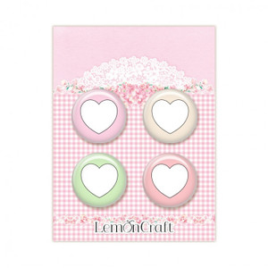 Lemoncraft - Happiness - Buttons / badge (Set of 4) (LEM-HAPPI-05)
Set of 4 adhesive buttons with a different motifs.  HAPPINESS collection.  Size of a single button about 2,50 cm.  Full of color add-ons for scrapbooking, cardmaking and other decorating items.  They fit perfectly into the paper collection. Lemoncraft - Happiness - Buttons / badge (Set of 4) (LEM-HAPPI-05)
Set of 4 adhesive buttons with a different motifs.  HAPPINESS collection.  Size of a single button about 2,50 cm.  Full of color add-ons for scrapbooking, cardmaking and other decorating items.  They fit perfectly into the paper collection.