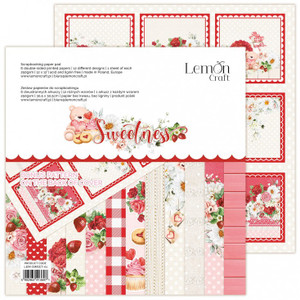 Lemoncraft - Sweetness - Scrapbooking Papers Pad 12 x 12 (LEM-SWEET-01)
Scrapbooking Papers Pad 12 x 12 inches (20.3 x 20.3cm) Sweetness Collection - Scrapbooking paper pad with universal patterns. Pad contains 6 double-sided printed papers, 12 different designs, 1 sheet of each design. Paper Weight: - 250gsm. Bonus pattern at the back of the cover. Acid and Lignin free. Made in Poland. Lemoncraft - Sweetness - Scrapbooking Papers Pad 12 x 12 (LEM-SWEET-01)
Scrapbooking Papers Pad 12 x 12 inches (20.3 x 20.3cm) Sweetness Collection - Scrapbooking paper pad with universal patterns. Pad contains 6 double-sided printed papers, 12 different designs, 1 sheet of each design. Paper Weight: - 250gsm. Bonus pattern at the back of the cover. Acid and Lignin free. Made in Poland.