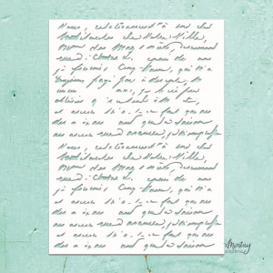 Mintay Kreativa - 6 x 8 Stencil - Handwriting (MTK-STEN-08)
6" x 8" stencil are perfect for home decor, mixed media, scrapbooking, card making, etc. Use with your gel mediums, texture pastes, sprays, mists, ink, chalk, acrylic paints. The simple shape makes it easy to organize and store the stencils in one place. This package contains one stencil. Mintay Kreativa - 6 x 8 Stencil - Handwriting (MTK-STEN-08)
6" x 8" stencil are perfect for home decor, mixed media, scrapbooking, card making, etc. Use with your gel mediums, texture pastes, sprays, mists, ink, chalk, acrylic paints. The simple shape makes it easy to organize and store the stencils in one place. This package contains one stencil.