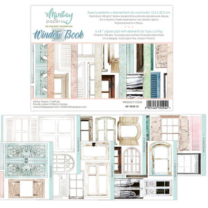 Mintay Papers - Window Book - 6 x 8 Paper Pad - Elements for Fussy Cutting (MT-WND-01)
The Windows Book is a special booklet full of beautiful vintage windows. In its pages you will find many windows to use for your paper projects. Just cut them with your scissors and you are ready to go!
It is printed on thick 240gsm cardstock and has 24 double side sheets. The front side of each page has beautiful vintage windows while the back side is plain with delicate matching colors. The elements can be glued or used in your 3D mixed media projects, without the need to paint them.
The Window Book is 6 x 8 inches (15.2 x 20.3 cm) has 24 pages in 6 different designs. Mintay Papers - Window Book - 6 x 8 Paper Pad - Elements for Fussy Cutting (MT-WND-01)
The Windows Book is a special booklet full of beautiful vintage windows. In its pages you will find many windows to use for your paper projects. Just cut them with your scissors and you are ready to go!
It is printed on thick 240gsm cardstock and has 24 double side sheets. The front side of each page has beautiful vintage windows while the back side is plain with delicate matching colors. The elements can be glued or used in your 3D mixed media projects, without the need to paint them.
The Window Book is 6 x 8 inches (15.2 x 20.3 cm) has 24 pages in 6 different designs.