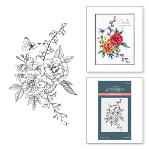 Spellbinders - Betterpress Letterpress System - Butterfly Bouquet - Press Plates (BP-015)
Butterfly Bouquet Press Plates is part of the BetterPress Collection by Spellbinders. This plate has a floral motif with sweet spray of flowers includes a lovely butterfly above the design. Ink the plate with the BetterPress Ink to be pressed against the BetterPress Cotton Card Panel and Sheets to create a crisp letterpress design. Spellbinders - Betterpress Letterpress System - Butterfly Bouquet - Press Plates (BP-015)
Butterfly Bouquet Press Plates is part of the BetterPress Collection by Spellbinders. This plate has a floral motif with sweet spray of flowers includes a lovely butterfly above the design. Ink the plate with the BetterPress Ink to be pressed against the BetterPress Cotton Card Panel and Sheets to create a crisp letterpress design.