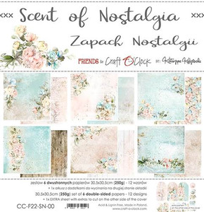 Craft O'Clock - Scent Of Nostalgia - Paper Pad - 12" x 12" (CC-F28-TN-00)
Pack of double-sided pattern sheets. There are 6 sheets in the package, as well as a cut-out sheet on the back of the cover. The sheets measure approx. 12x12 (30.5cm x 30.5cm) Paper Weight: 250gsm. Acid and lignin free. Craft O'Clock - Scent Of Nostalgia - Paper Pad - 12" x 12" (CC-F28-TN-00)
Pack of double-sided pattern sheets. There are 6 sheets in the package, as well as a cut-out sheet on the back of the cover. The sheets measure approx. 12x12 (30.5cm x 30.5cm) Paper Weight: 250gsm. Acid and lignin free.