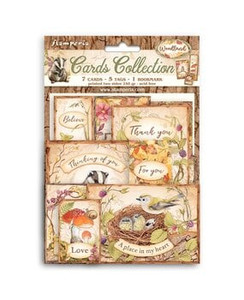 Stamperia - Woodland Cards Collection - (SBCARD22)
Cards Collection contains: 7 cards, 5 tags and 1 bookmark. Double-sided, 250 gr, acid free. Stamperia - Woodland Cards Collection - (SBCARD22)
Cards Collection contains: 7 cards, 5 tags and 1 bookmark. Double-sided, 250 gr, acid free.
