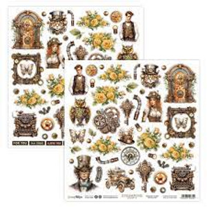 ScrapBoys - Steampunk Journey - 12"x 12" Double Sided Fussy Cutting Sheet (SB-STJO-07)
Steampunk Journey Collection - Single double sided sheet printed on both sides, ideal for fussy cutting elements for greeting cards and all manner of craft projects. Size: 12"x12" - 30.5x30.5 cm. Paper weight: 190gsm. Price for 1 sheet. Acid & lignin free. Made in Poland. ScrapBoys - Steampunk Journey - 12"x 12" Double Sided Fussy Cutting Sheet (SB-STJO-07)
Steampunk Journey Collection - Single double sided sheet printed on both sides, ideal for fussy cutting elements for greeting cards and all manner of craft projects. Size: 12"x12" - 30.5x30.5 cm. Paper weight: 190gsm. Price for 1 sheet. Acid & lignin free. Made in Poland.