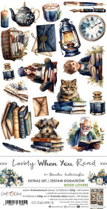 Craft O'Clock - Lovely When You Read - Book Lovers - 6" x 12" (CC-C62-LWR-12)
Pack of double-sided pattern sheets.  There are 18 sheets, 2 x 9 designs plus bonus design on the cover.
15.5 x 30.5 cm mirror print.  Paper Weight: 250gsm.  Acid and lignin free.
 Craft O'Clock - Lovely When You Read - Book Lovers - 6" x 12" (CC-C62-LWR-12)
Pack of double-sided pattern sheets.  There are 18 sheets, 2 x 9 designs plus bonus design on the cover.
15.5 x 30.5 cm mirror print.  Paper Weight: 250gsm.  Acid and lignin free.