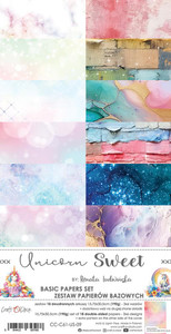 Craft O'Clock - Unicorn Sweet - Basic - 6" x 12" (CC-C61-US-09)
Pack of double-sided pattern sheets. There are 18 sheets, 12 designs, 3x6 double-sided sheets, bonus design – 3 sheets)
15.5 x 30.5 cm. Paper Weight: 250gsm. Acid and lignin free. Craft O'Clock - Unicorn Sweet - Basic - 6" x 12" (CC-C61-US-09)
Pack of double-sided pattern sheets. There are 18 sheets, 12 designs, 3x6 double-sided sheets, bonus design – 3 sheets)
15.5 x 30.5 cm. Paper Weight: 250gsm. Acid and lignin free.