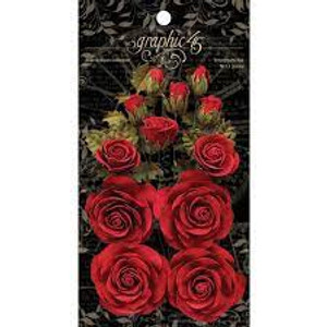Graphic 45 - Rose Bouquet Collection - Trumphant Red Paper Flowers (4501785)
This pack contains a wonderful assortment of handmade paper roses contains buds and flowers in full bloom. Also includes greenery Great for mixed media, scrapbook layouts, cardmaking, giving a finishing touch to any DIY project. Graphic 45 - Rose Bouquet Collection - Trumphant Red Paper Flowers (4501785)
This pack contains a wonderful assortment of handmade paper roses contains buds and flowers in full bloom. Also includes greenery Great for mixed media, scrapbook layouts, cardmaking, giving a finishing touch to any DIY project.