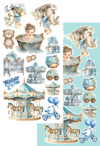 Alchemy Of Art - Hello Baby Boy - 6" x 12" Elements for Fussy Cutting (AA-HB-10)
Pack of double-sided, mirror image sheets in the Hello Baby Boy series from Alchemy of Art. Pack contains 8 sheets. Extras to Cut Set. Paper Weight: 250gsm. Acid and lignin free. Alchemy Of Art - Hello Baby Boy - 6" x 12" Elements for Fussy Cutting (AA-HB-10)
Pack of double-sided, mirror image sheets in the Hello Baby Boy series from Alchemy of Art. Pack contains 8 sheets. Extras to Cut Set. Paper Weight: 250gsm. Acid and lignin free.