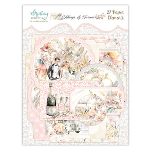 Mintay - Paper Elements - Always & Forever - 27 pcs (MT-ALF-LSCE)
Pack of 60 paper elements.  These elements coordinate with the Always & Forever Collection.  They include a collection of envelopes, round tags, regular tags and tickets.  These elements can be used as embellishments in combination with the accompanying paper pad or collection kit, and can also be used separately and are perfect to decorate any papercraft project.  Made in Poland. Mintay - Paper Elements - Always & Forever - 27 pcs (MT-ALF-LSCE)
Pack of 60 paper elements.  These elements coordinate with the Always & Forever Collection.  They include a collection of envelopes, round tags, regular tags and tickets.  These elements can be used as embellishments in combination with the accompanying paper pad or collection kit, and can also be used separately and are perfect to decorate any papercraft project.  Made in Poland.