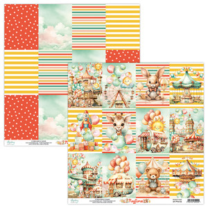 Mintay Papers - Playtime - 12 x 12 Scrapbooking Paper (MT-PTM-06)
Double-sided scrapbooking paper from the Playtime collection. These designs are printed on 250 gsm paper which is heavyweight paper. These papers and the elements can be used on cards, scrapbook pages, tags, journals, and other paper crafting projects. Elements need to be hand cut. These papers are acid and lignin free. Mintay Papers - Playtime - 12 x 12 Scrapbooking Paper (MT-PTM-06)
Double-sided scrapbooking paper from the Playtime collection. These designs are printed on 250 gsm paper which is heavyweight paper. These papers and the elements can be used on cards, scrapbook pages, tags, journals, and other paper crafting projects. Elements need to be hand cut. These papers are acid and lignin free.