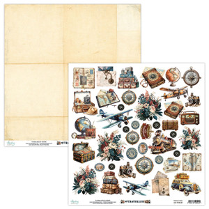 Mintay - Traveller - 12 x 12 Scrapbooking Paper (MT-TVR-09)
Double-sided scrapbooking paper from the Traveller collection. These designs are printed on 250 gsm paper which is heavyweight paper. These papers and the elements can be used on cards, scrapbook pages, tags, journals, and other paper crafting projects. Elements need to be hand cut. These papers are acid and lignin free. Mintay - Traveller - 12 x 12 Scrapbooking Paper (MT-TVR-09)
Double-sided scrapbooking paper from the Traveller collection. These designs are printed on 250 gsm paper which is heavyweight paper. These papers and the elements can be used on cards, scrapbook pages, tags, journals, and other paper crafting projects. Elements need to be hand cut. These papers are acid and lignin free.