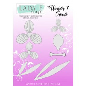 Lady E Design - Set of 7 Dies (Flower 7 Crocus) FREE sheet of foamiran with dies
Set of 7 excellent quality metal dies. Dies will work great even with thick paper and foamiran. Can be used in most of the BigShot or similar type machines available on the market. Lady E Design - Set of 7 Dies (Flower 7 Crocus) FREE sheet of foamiran with dies
Set of 7 excellent quality metal dies. Dies will work great even with thick paper and foamiran. Can be used in most of the BigShot or similar type machines available on the market.