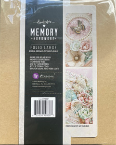 Prima Marketing - Memory Hardware Chipboard Album - Magnetic Closure Design - 8"x 6.5" (998387)
A high quality chipboard base that is perfect for altering and creating gorgeous albums! It features two waterfall sides that can be decorated with 4x6 inch journaling cards or any of your favorite papers, this Folio Album by Frank Garcia is a great starting point to any project. This package contains one Prima Marketing Memory Hardware Chipboard Album, 6.5x8 inches and includes 12 pages and a magnetic closure. Prima Marketing - Memory Hardware Chipboard Album - Magnetic Closure Design - 8"x 6.5" (998387)
A high quality chipboard base that is perfect for altering and creating gorgeous albums! It features two waterfall sides that can be decorated with 4x6 inch journaling cards or any of your favorite papers, this Folio Album by Frank Garcia is a great starting point to any project. This package contains one Prima Marketing Memory Hardware Chipboard Album, 6.5x8 inches and includes 12 pages and a magnetic closure.